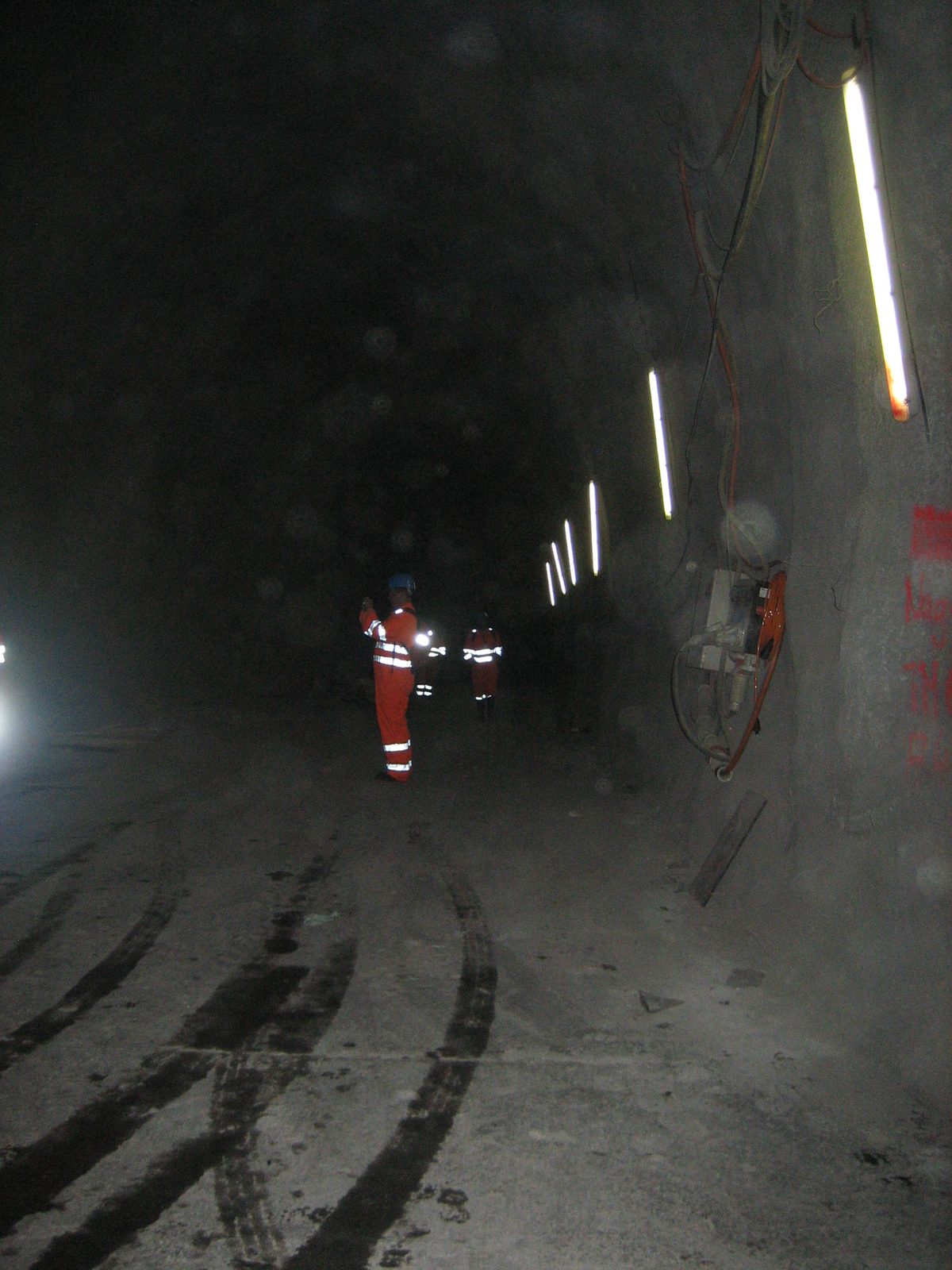 This was about as good of a picture within the tunnel as I could manage.  There was very low...