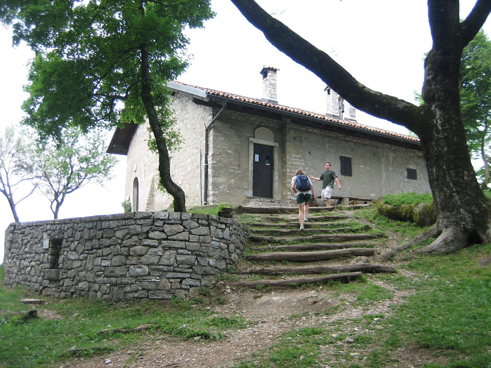 Why yes!  It is an old monastery at the top of the mountain.  Apparently, when the group was...