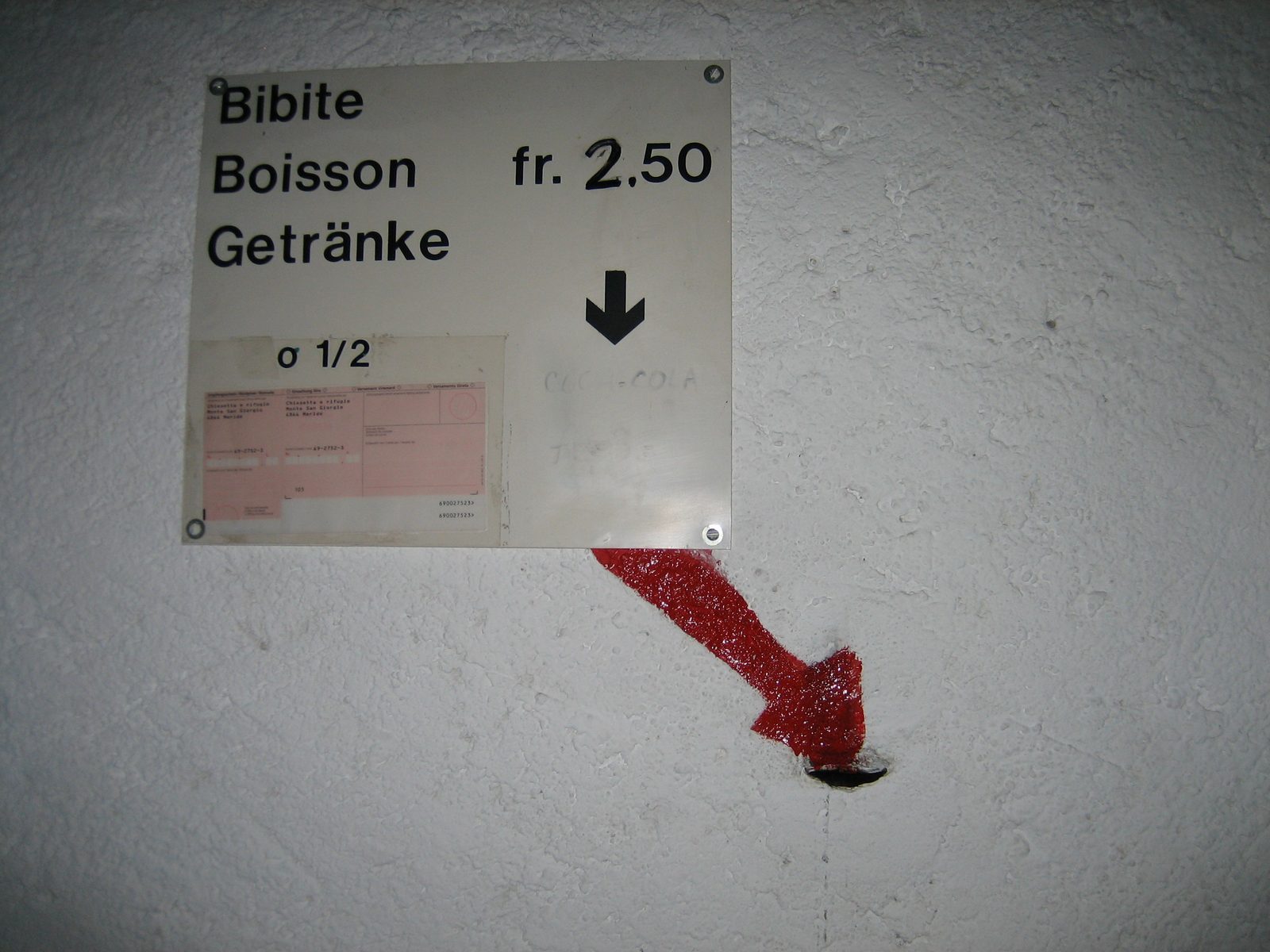 The monks, while not in any form of residence at the monastery, had left water (fizzy only, no...