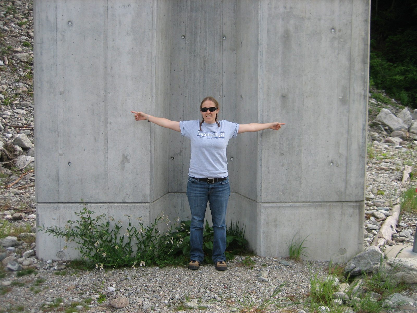 Bigger bridge column for this one.  No arch for longitudinal stability purposes.  Note the new...
