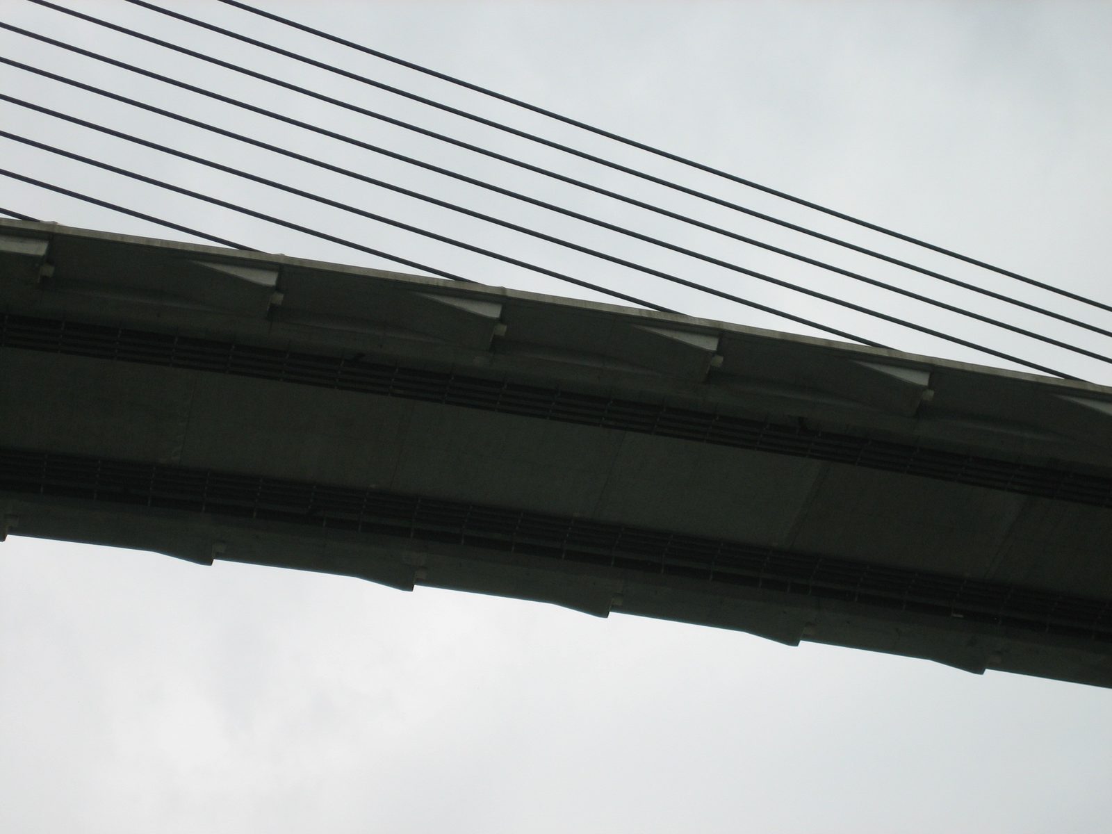 An awesome view of the blisters in which each of those post-tensioned cables is anchored.