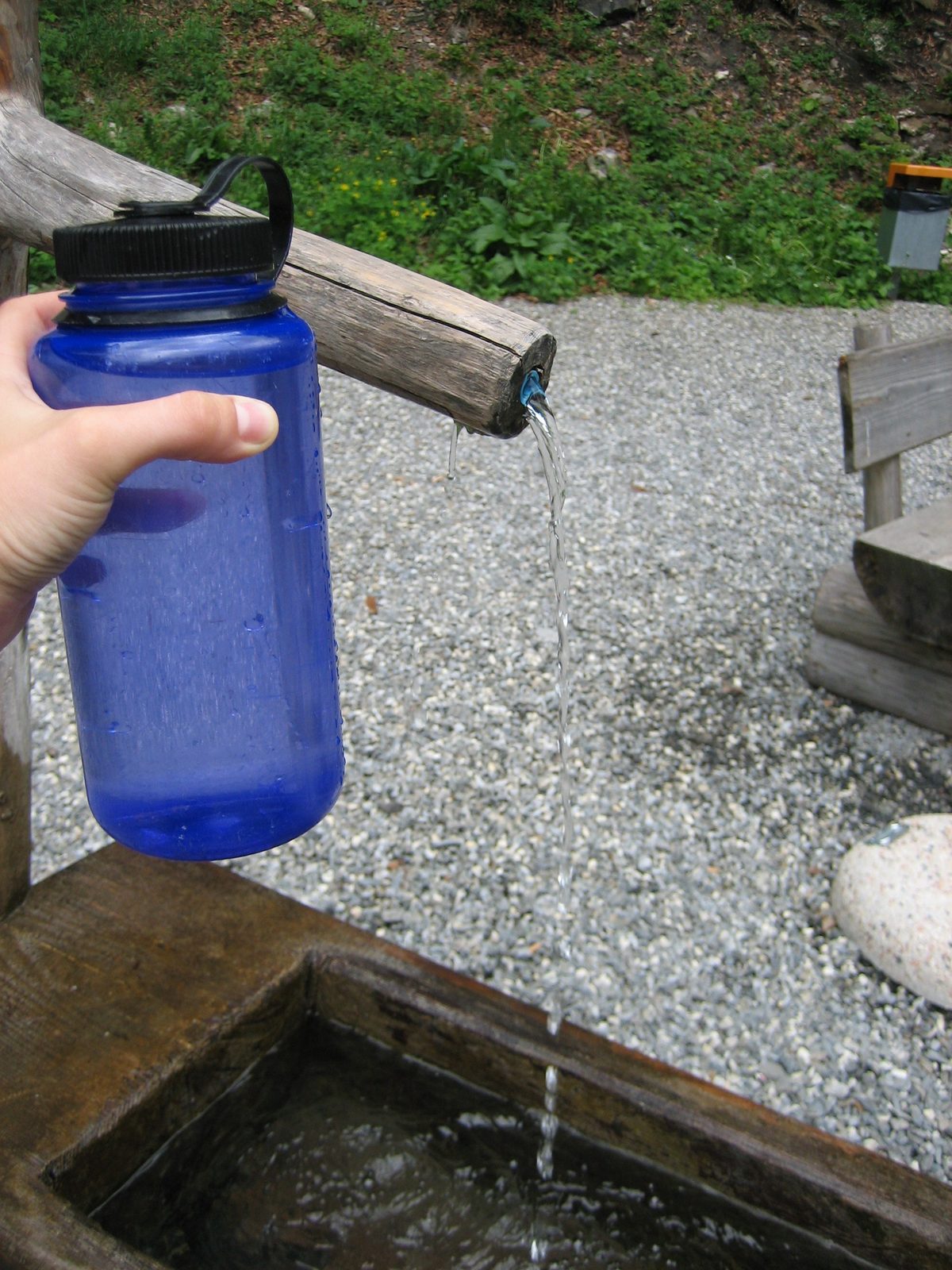 Another great source of water.  I never had to worry if my water bottle was full, or if I'd...