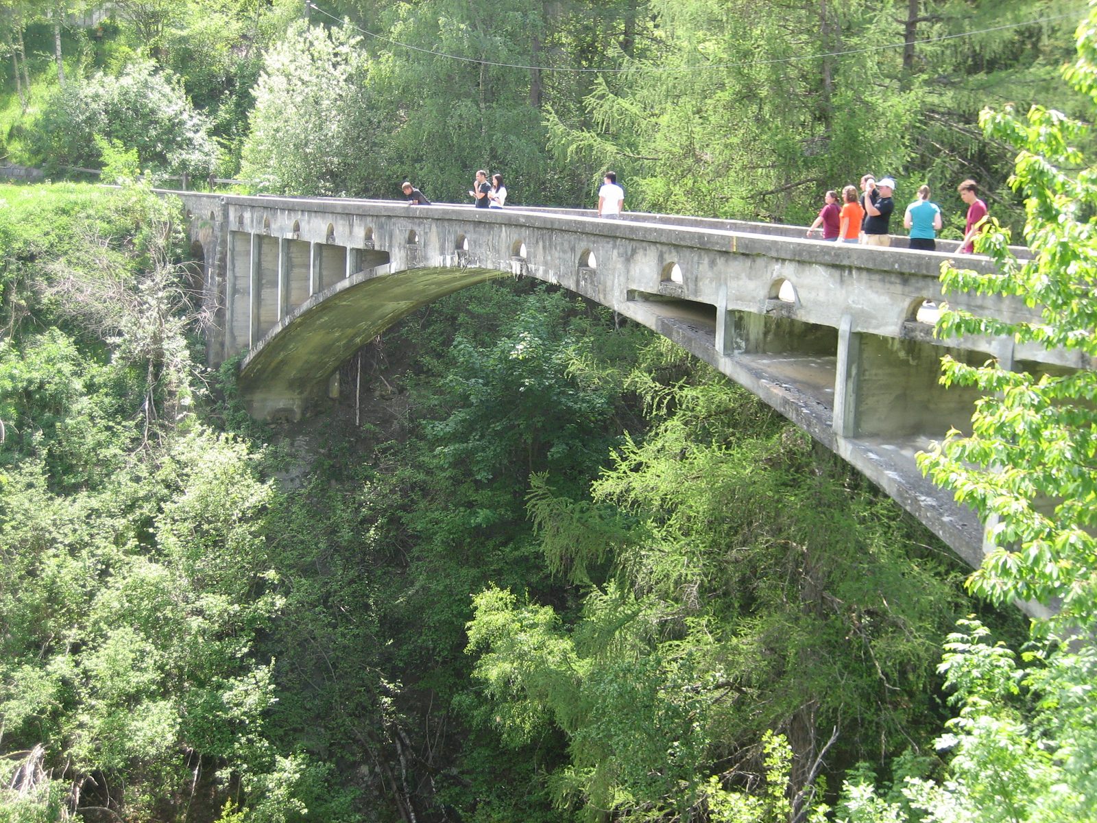 Much of the group on Val-Tschiel.
