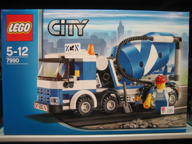 I wanted to buy this, the concrete-mixer Lego truck.  It does seem a bit like one of those where...