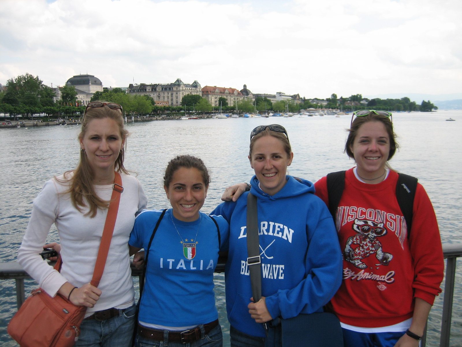 Meredith, Maggie, Catherine, and Stephanie.  Unlike southern Switzerland, Zurich was quite...