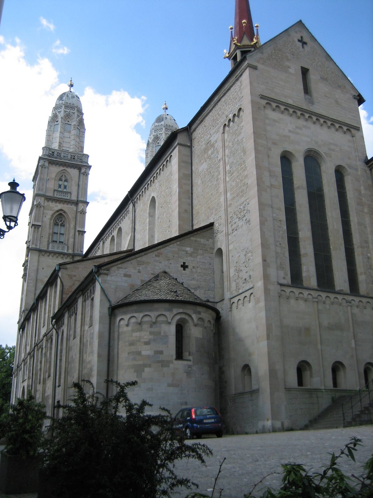 Grossmunster ("great minister"), one of two large churches in town.