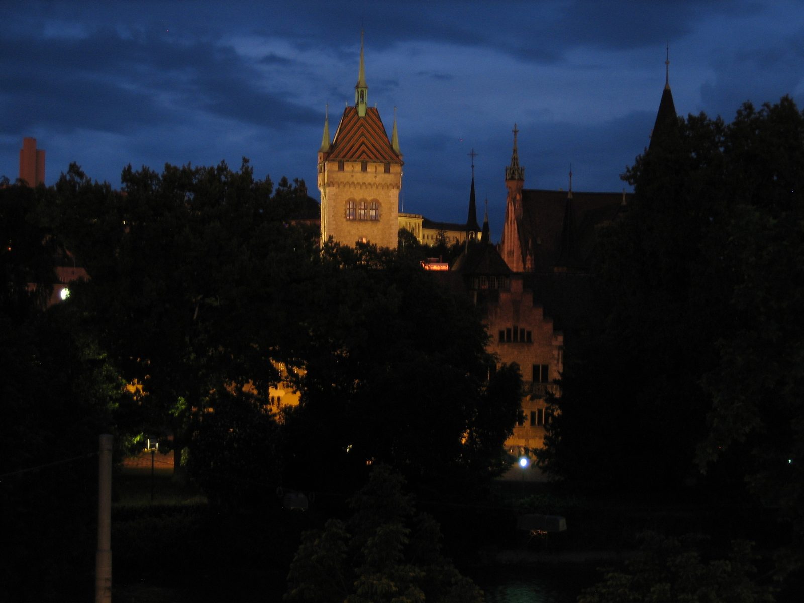 The Swiss National Museum, as viewed from my hotel balcony.  Sadly, we never got a chance to go...