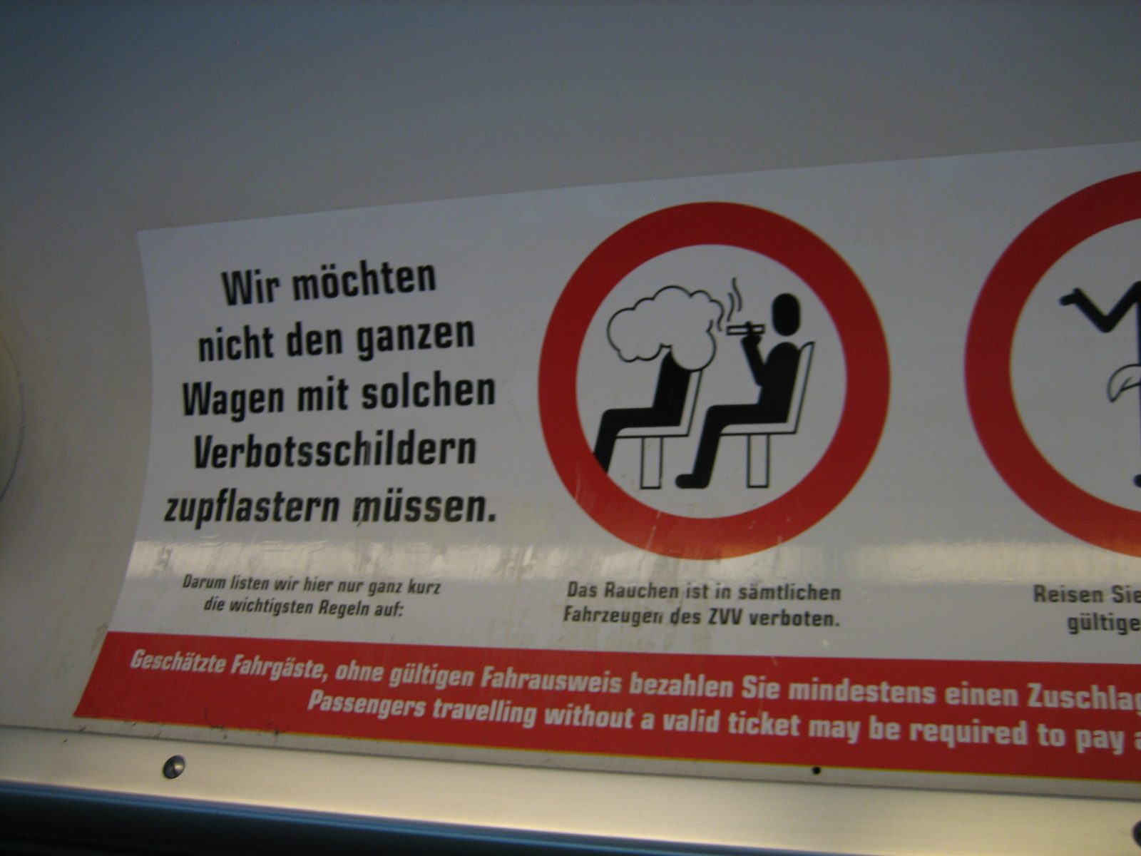 And finally, the only one that truly made sense: No Blowing Smoke in the Faces or Hair of Others.