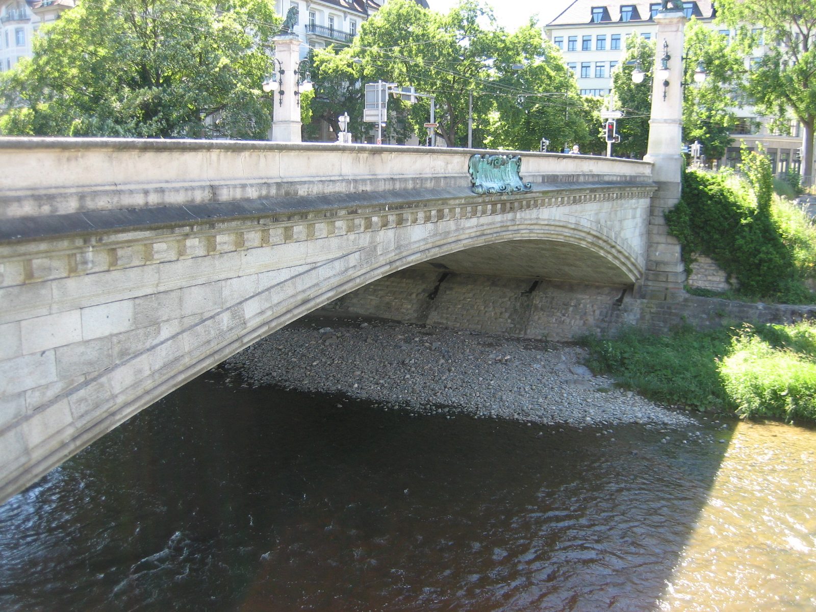 The Stauffacher-Brucke, or Stauffacher Bridge.  This was Maillart's first bridge, a concrete...
