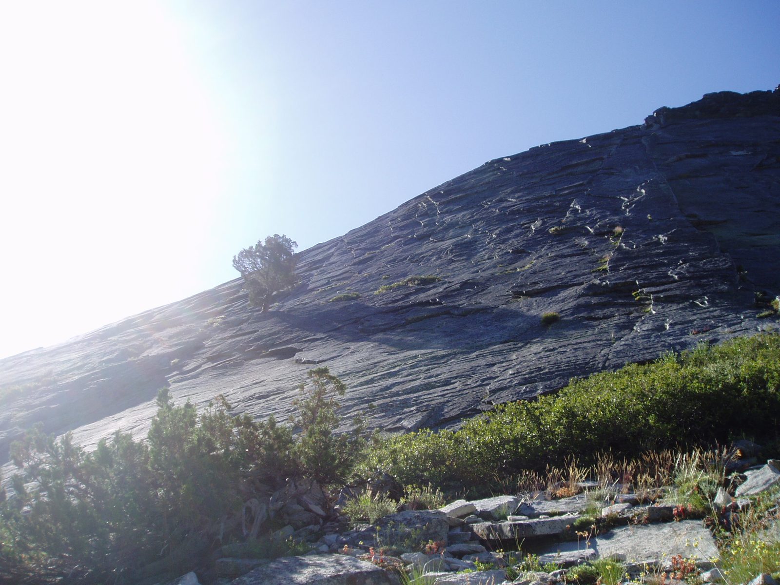 Looking up Hogsback at Lover's Leap.