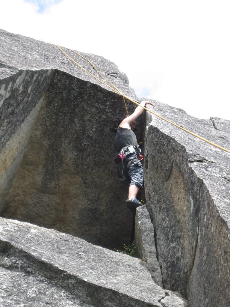 Rachel at the roof of Ko Ko Box.