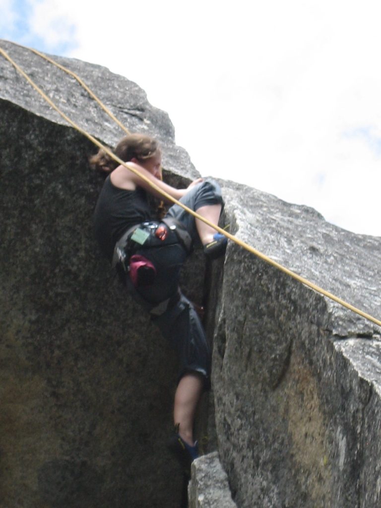 One more of Rachel getting over the roof at Ko Ko Box.