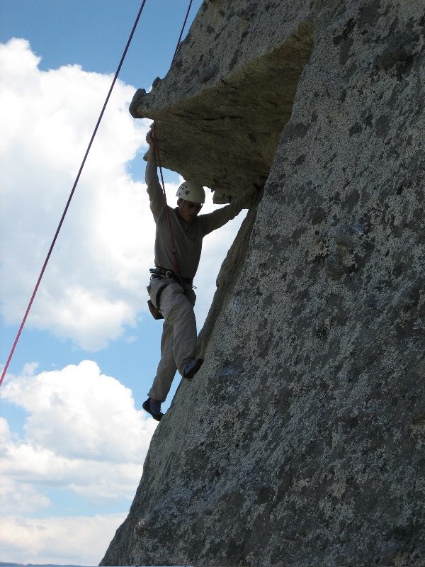 John approaching the roof of Over Easy, sequence shot #1.