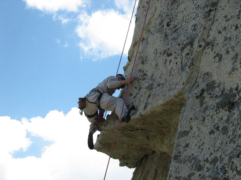 John approaching the roof of Over Easy, sequence shot #5.