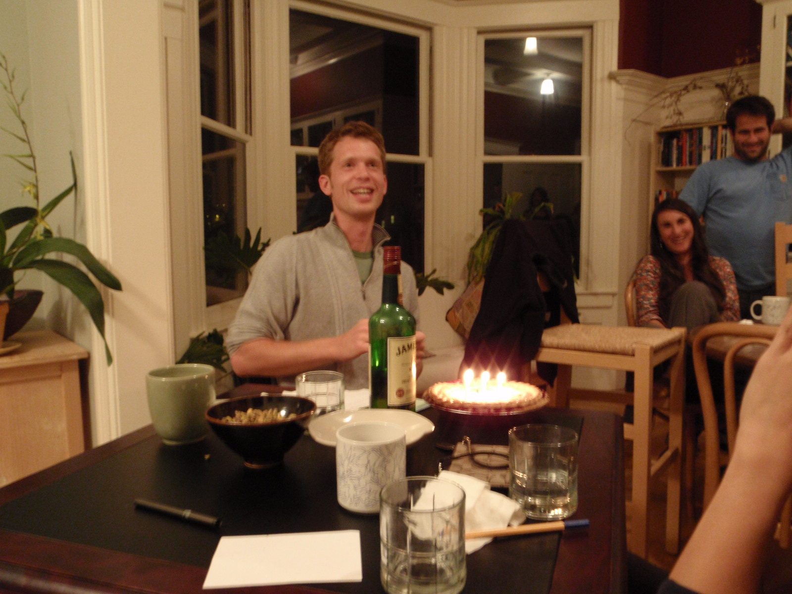Ben's 30th birthday party at his apartment. Adam Abeles is at the far right.