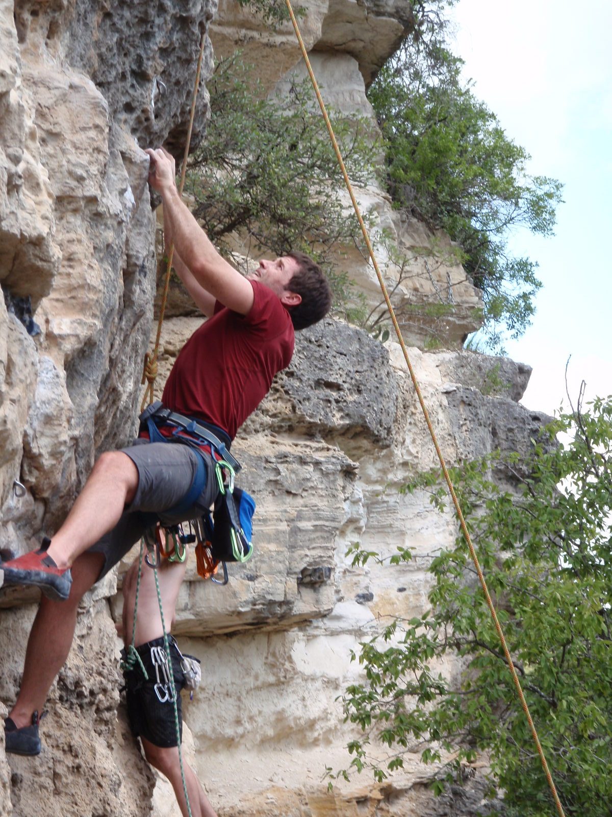 Jay, going for the crux move.