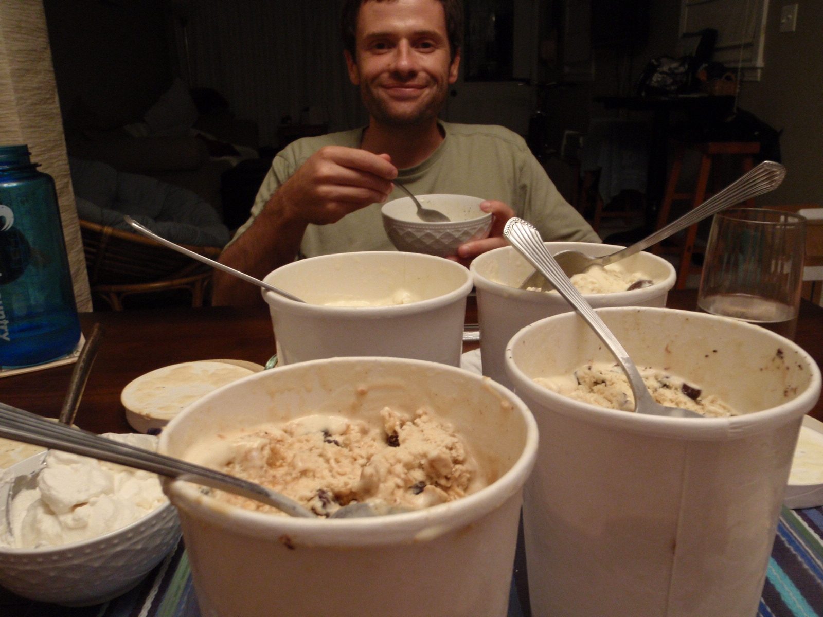 Jay and ice cream. Also: new improvement in Hovell-Lee ice cream making. We now have...