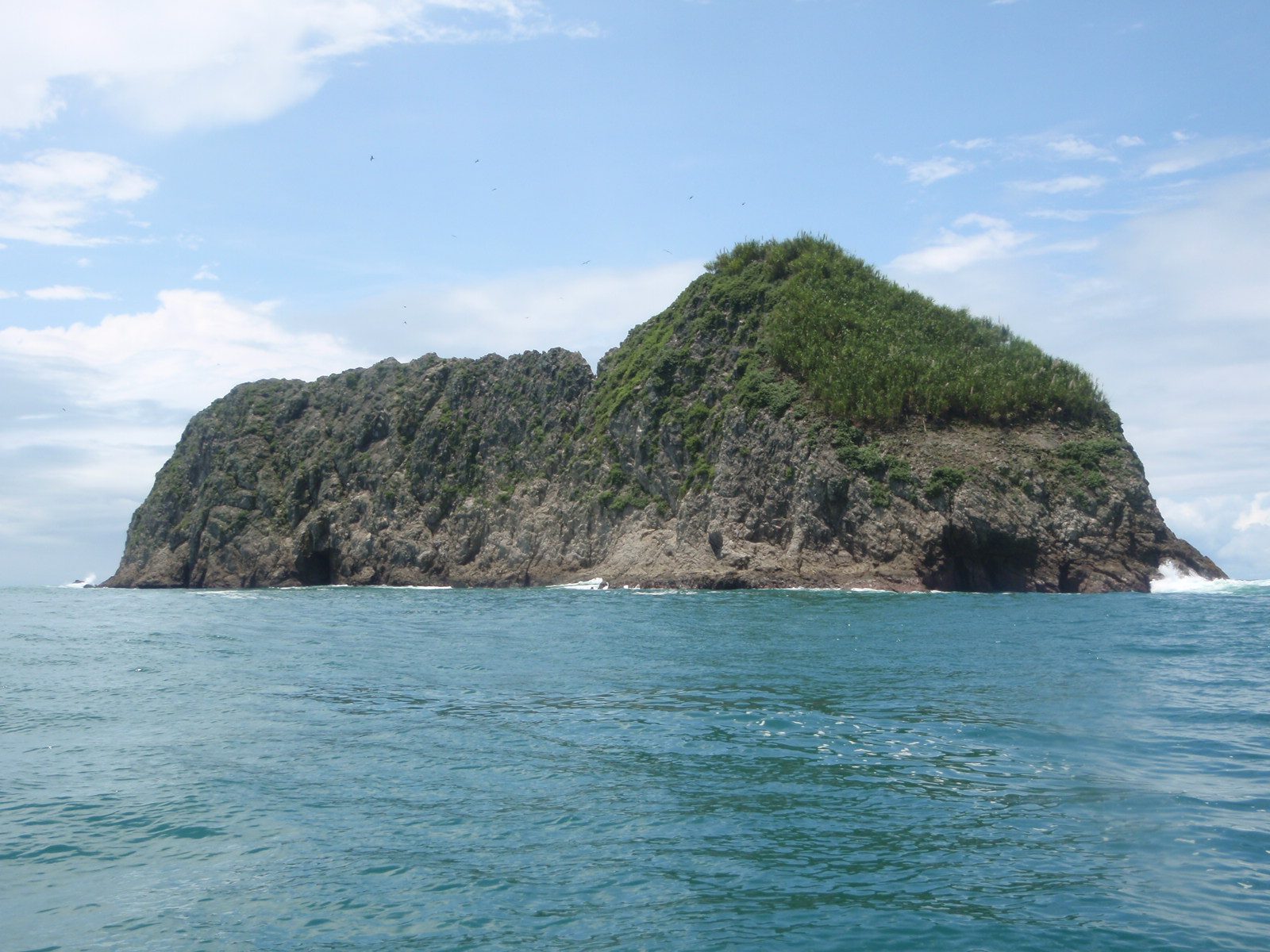 An island near our dive site.