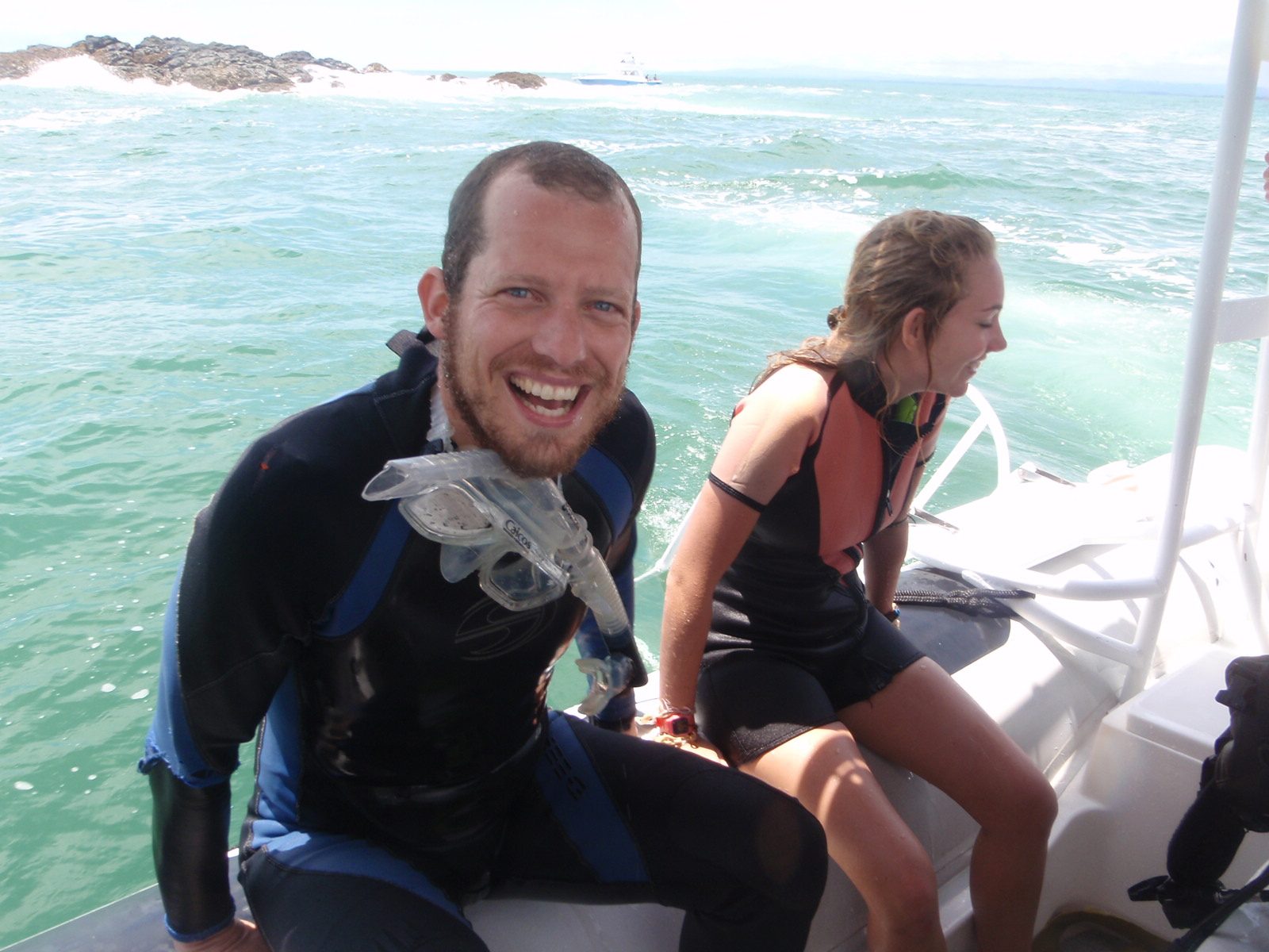 Joel, smiling for the camera. We must have been laughing about something. Maybe how awesome the...