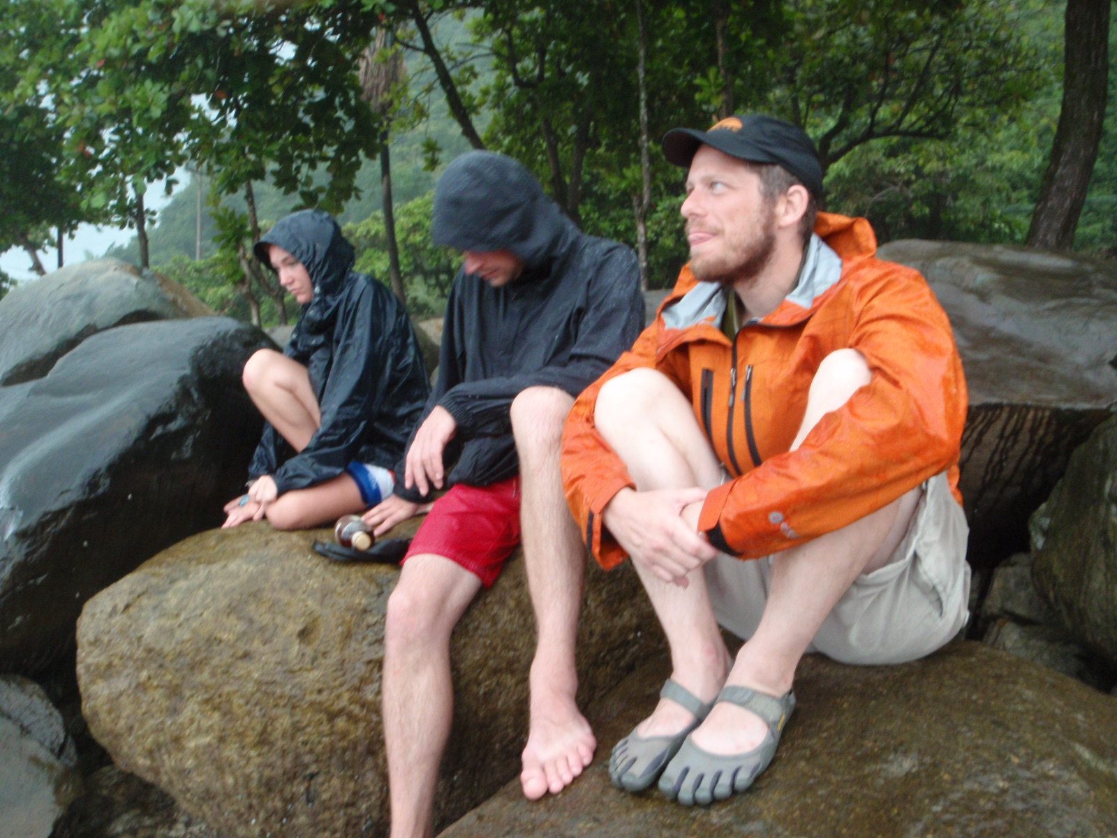 Sitting around in the afternoon rain in Quepos, watching the Pacific turn from green to brown.