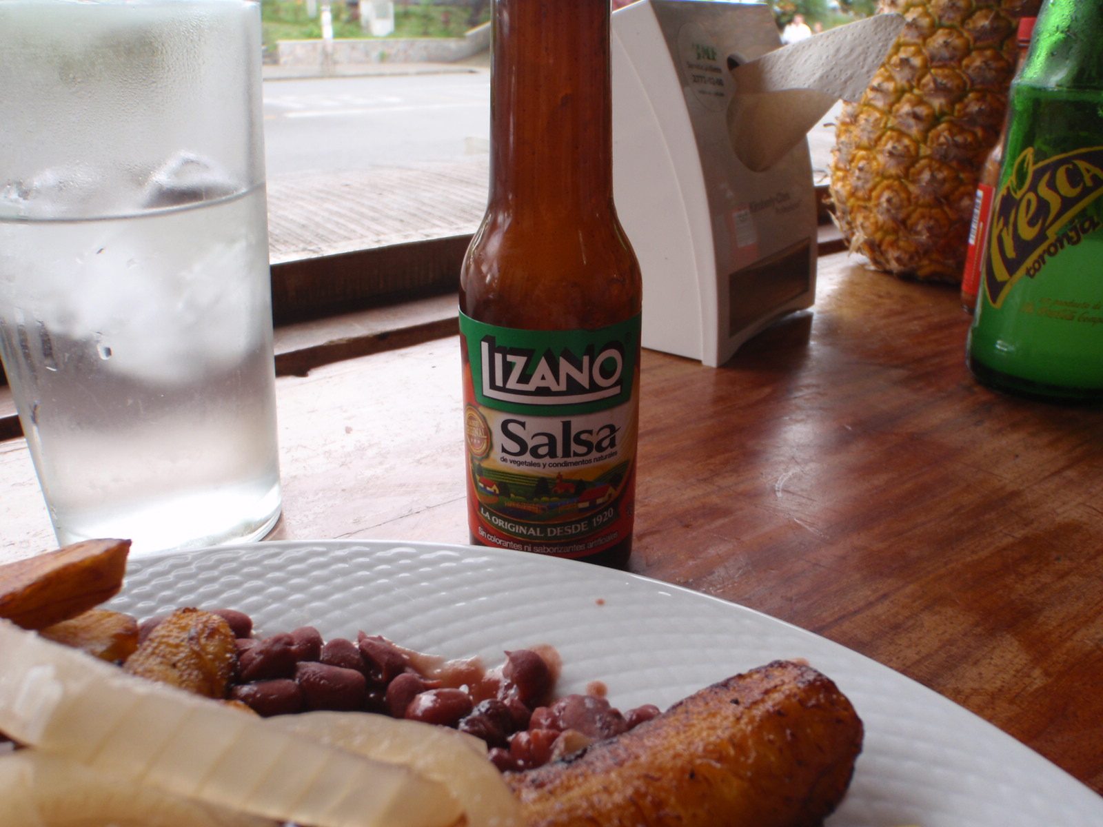 National hot sauce of Costa Rica.