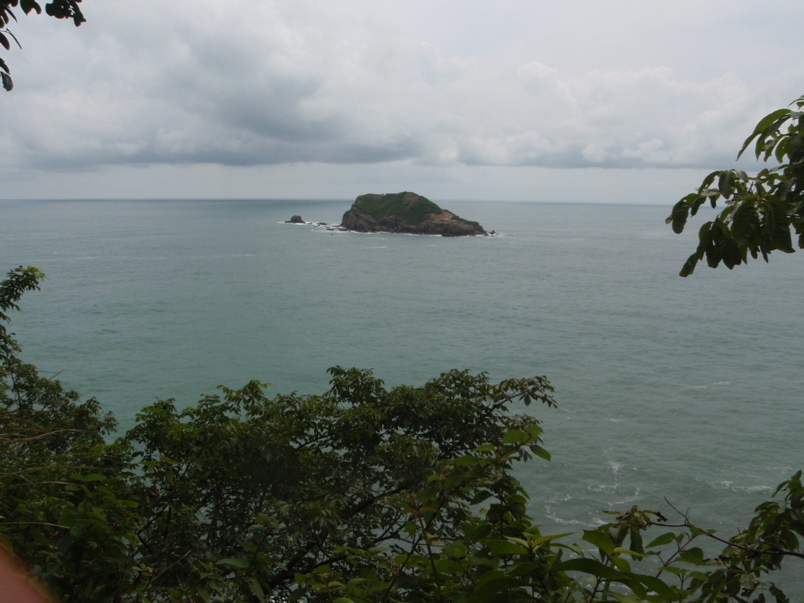 Neat looking island. I think this might have been an island that we scuba dove off the coast of,...