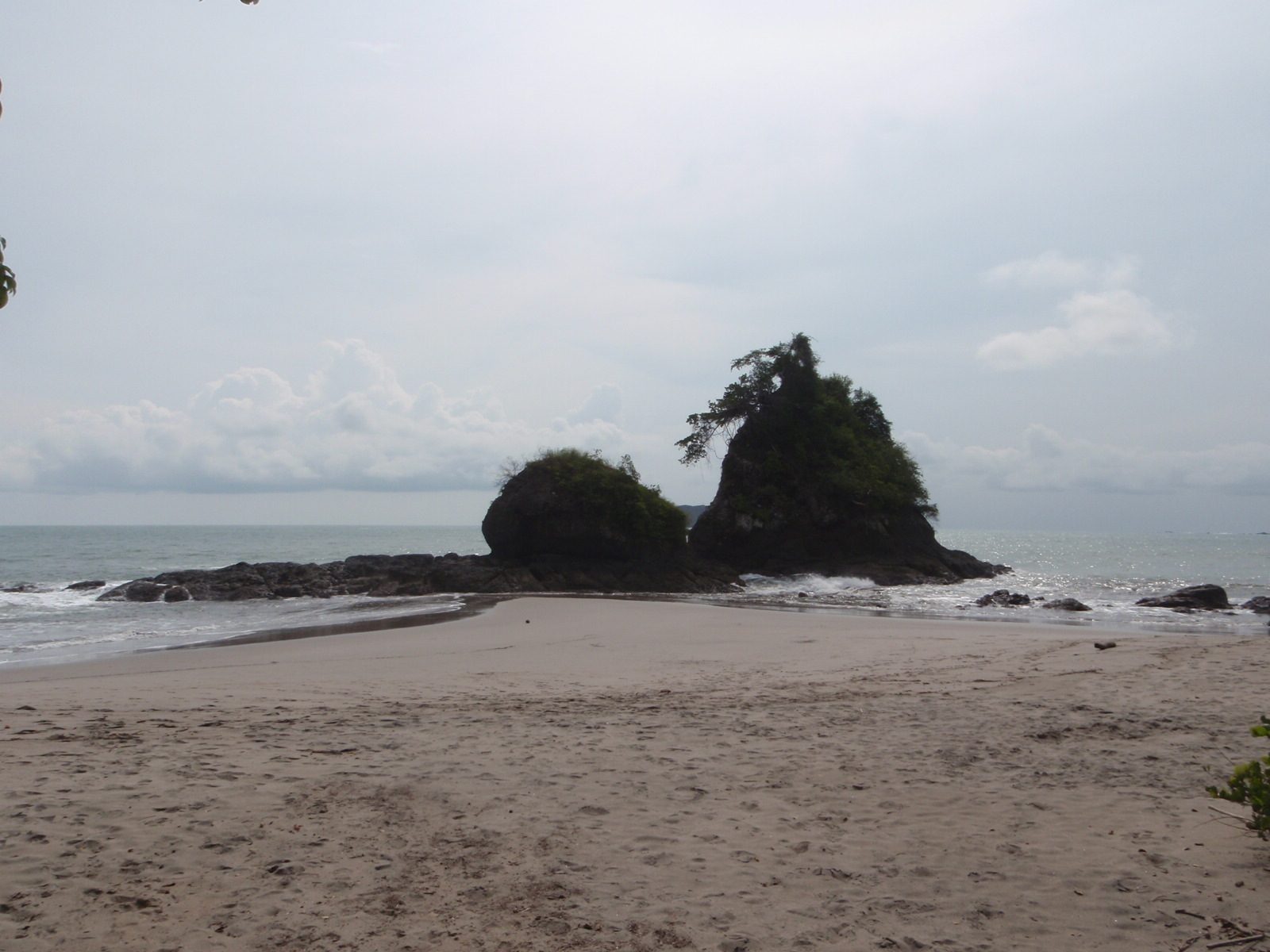 Interesting looking island that connects to the mainland at low tide.