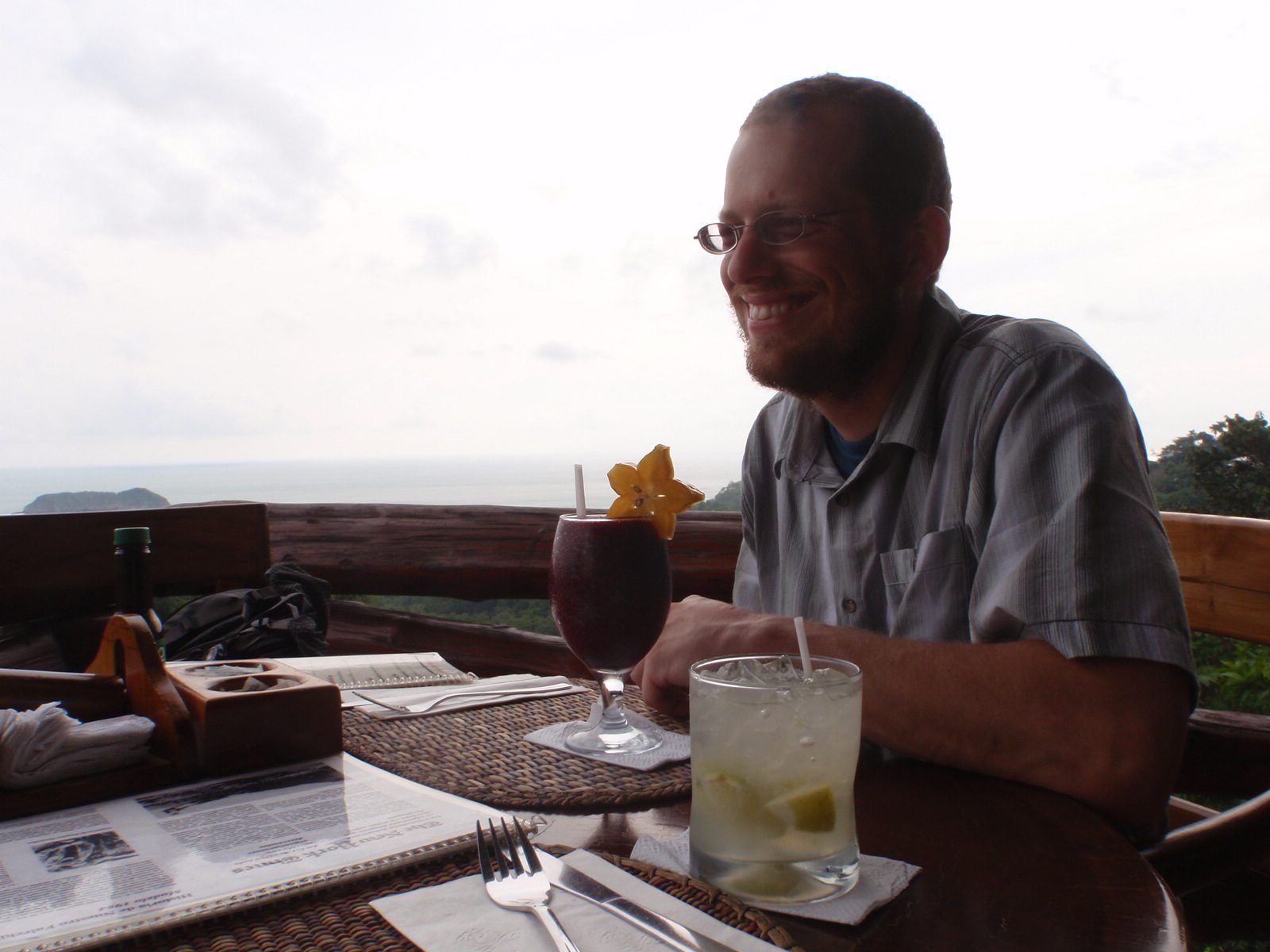 Joel, after a long day hiking.