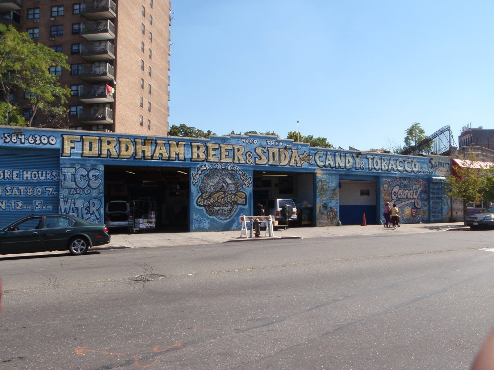 Drive-through Beer and Soda in the Bronx near Arthur Avenue.