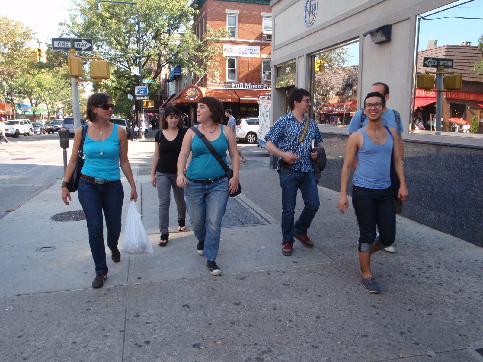 The crowd walking from Arthur Avenue back to the subway for our next stop: Russ & Daughters on...