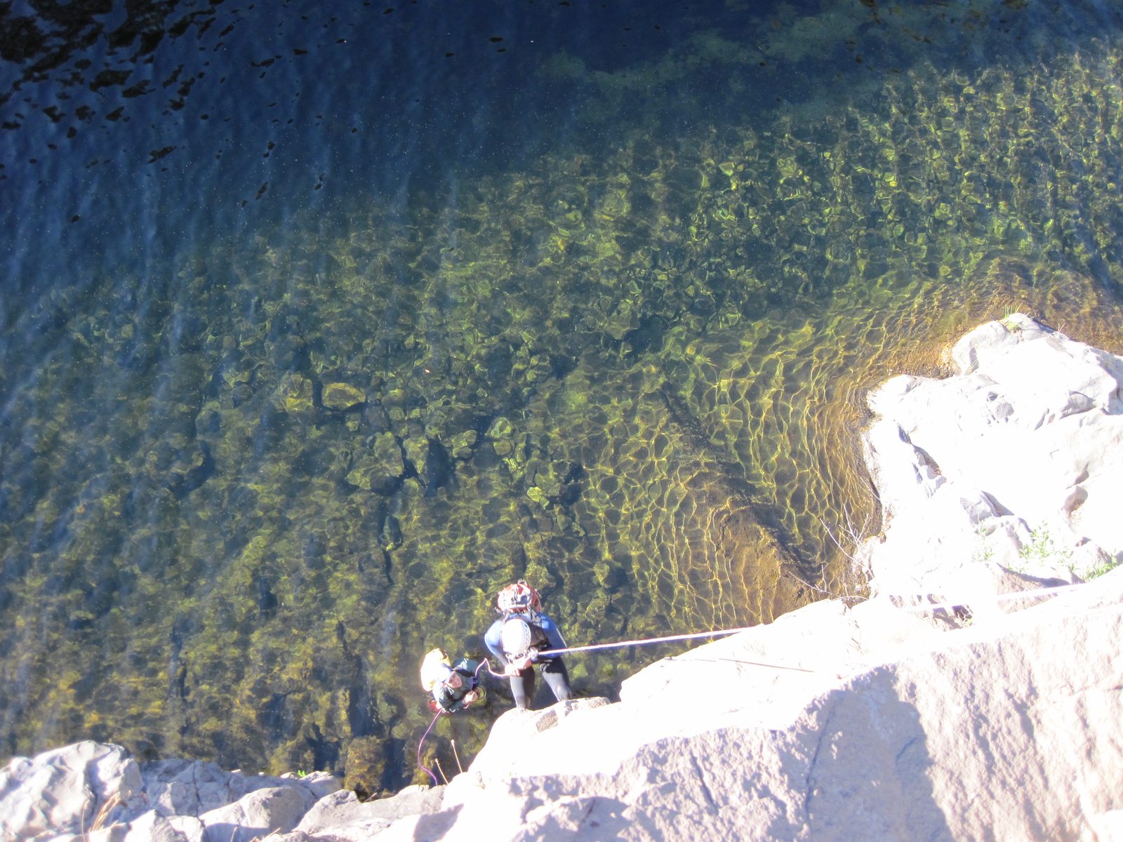 Very clear, clean looking water.