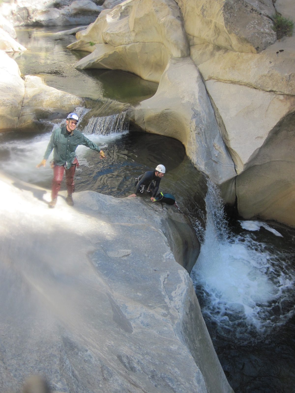 This next part of the canyon was very playful, with teacups connected by small drops that could...