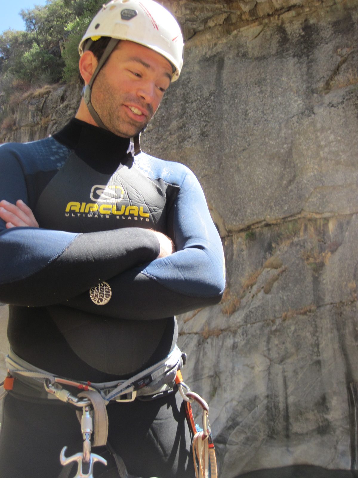 As I was relating this story to Colin as we were standing on the ledge 80 feet above this huge,...