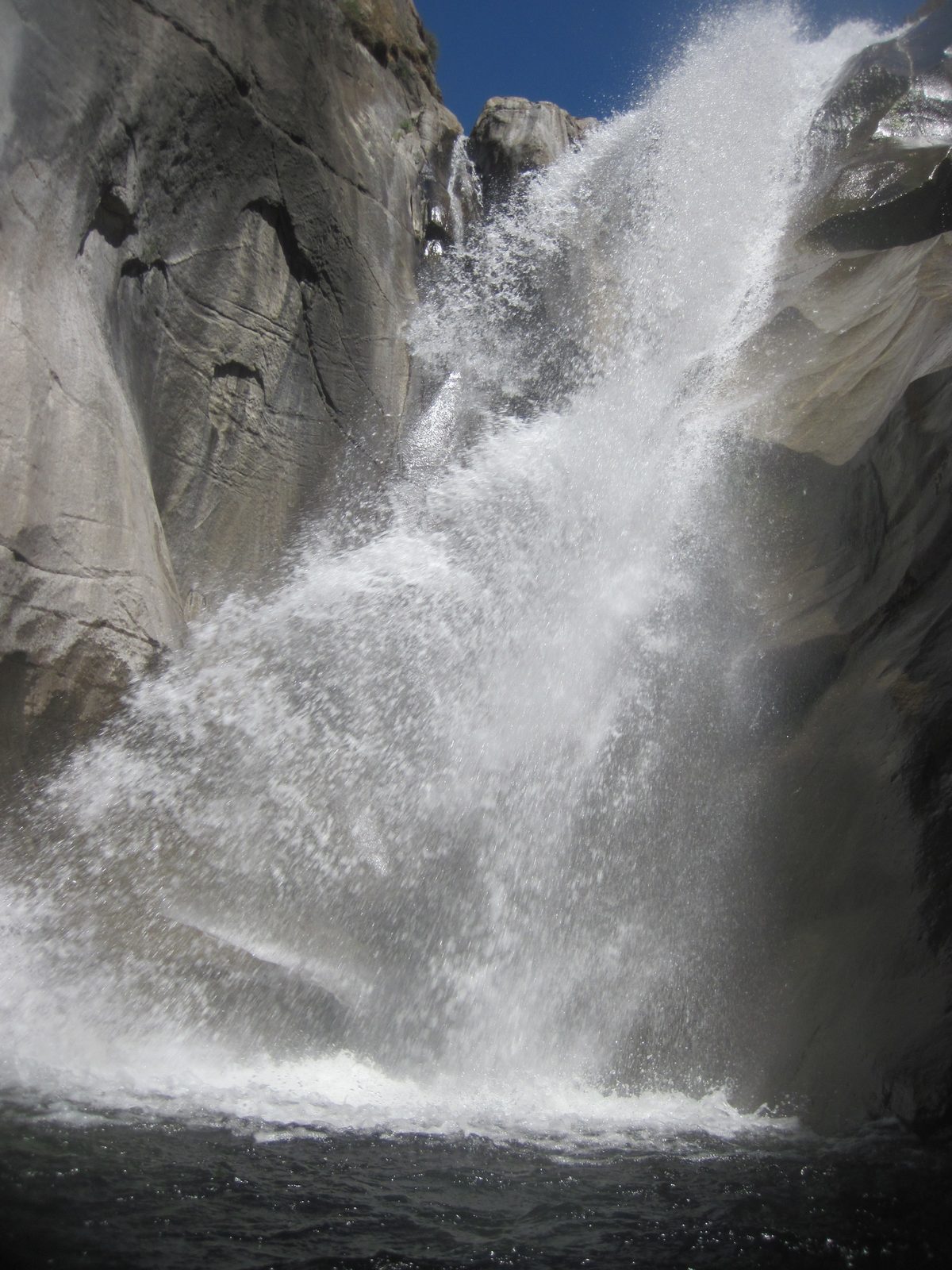 As close as we got to this powerful and beautiful waterfall.