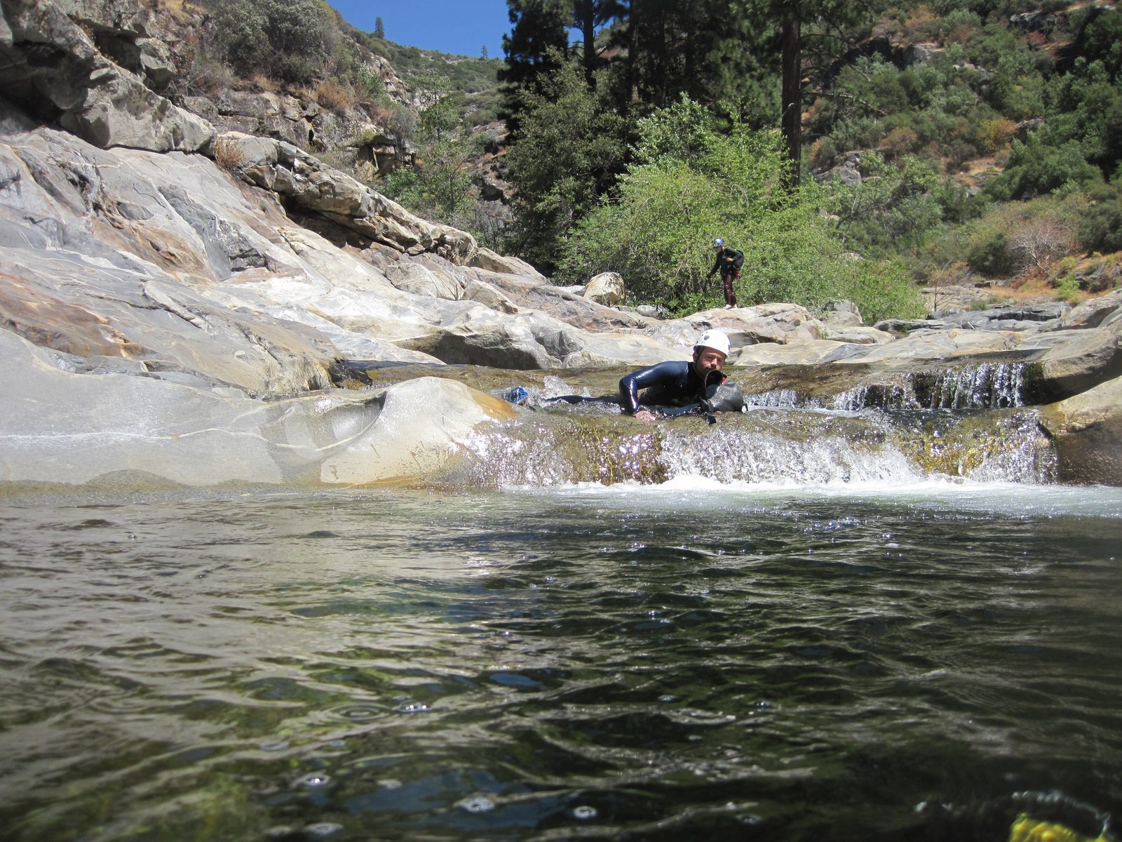 Why walk when the water will carry you?