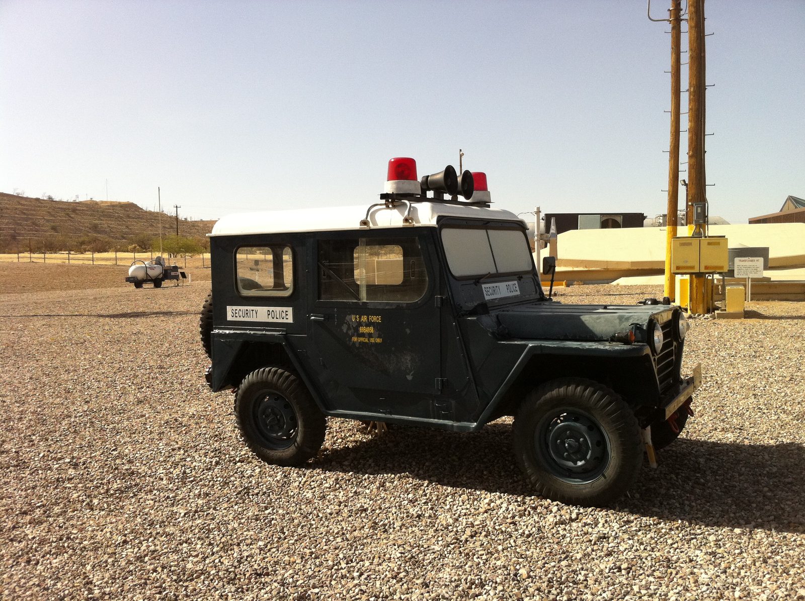 Military vehicle at the Titan Missile Museum in Green Valley, Arizona.