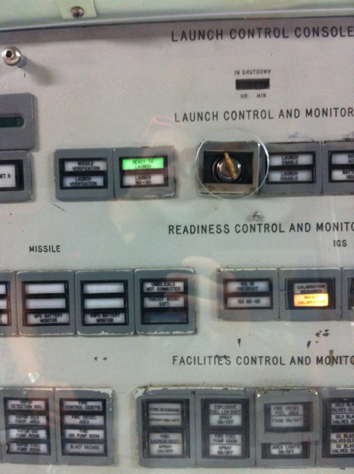 Key with which to launch a nuclear bomb.