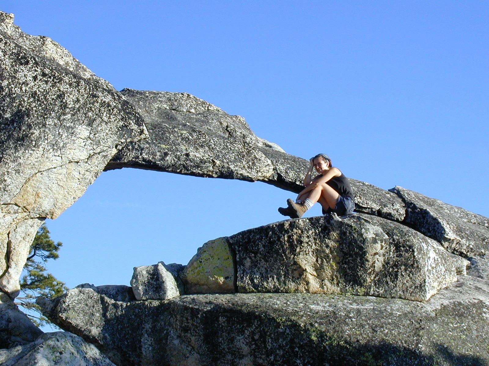 Rachel at Indian Rock.