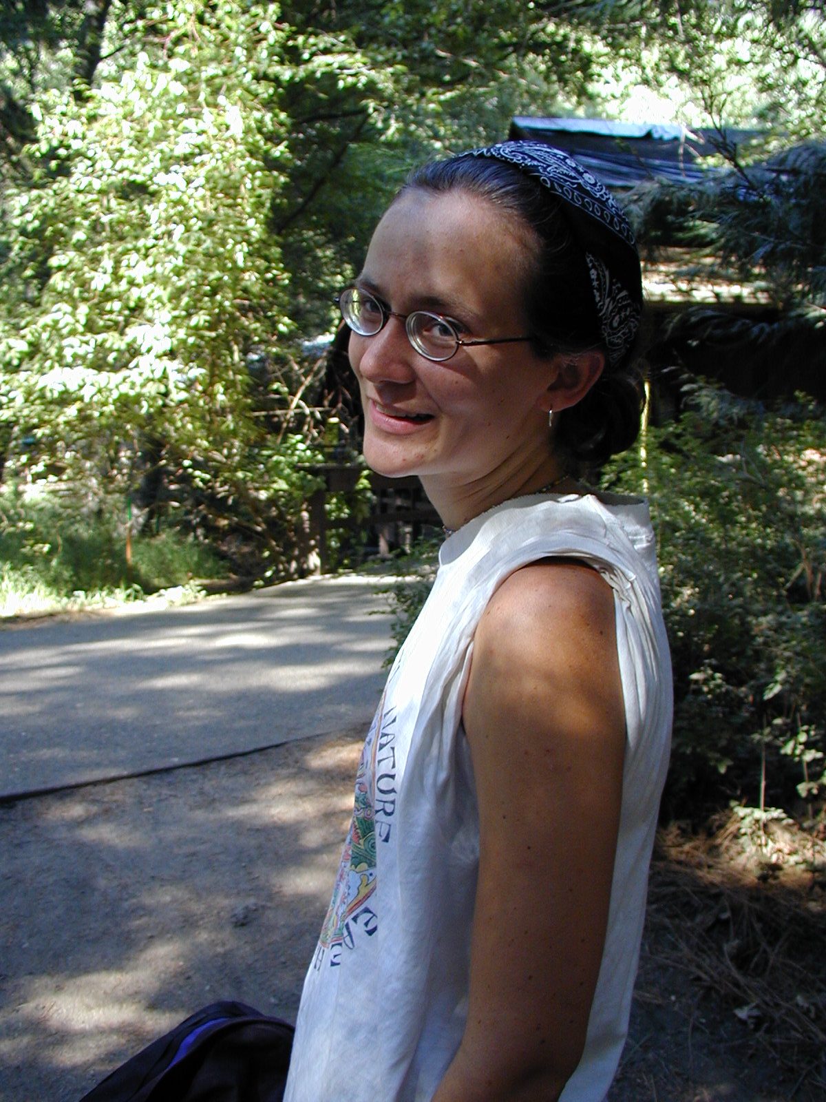 Rach, feeling ready for a bath or shower.
