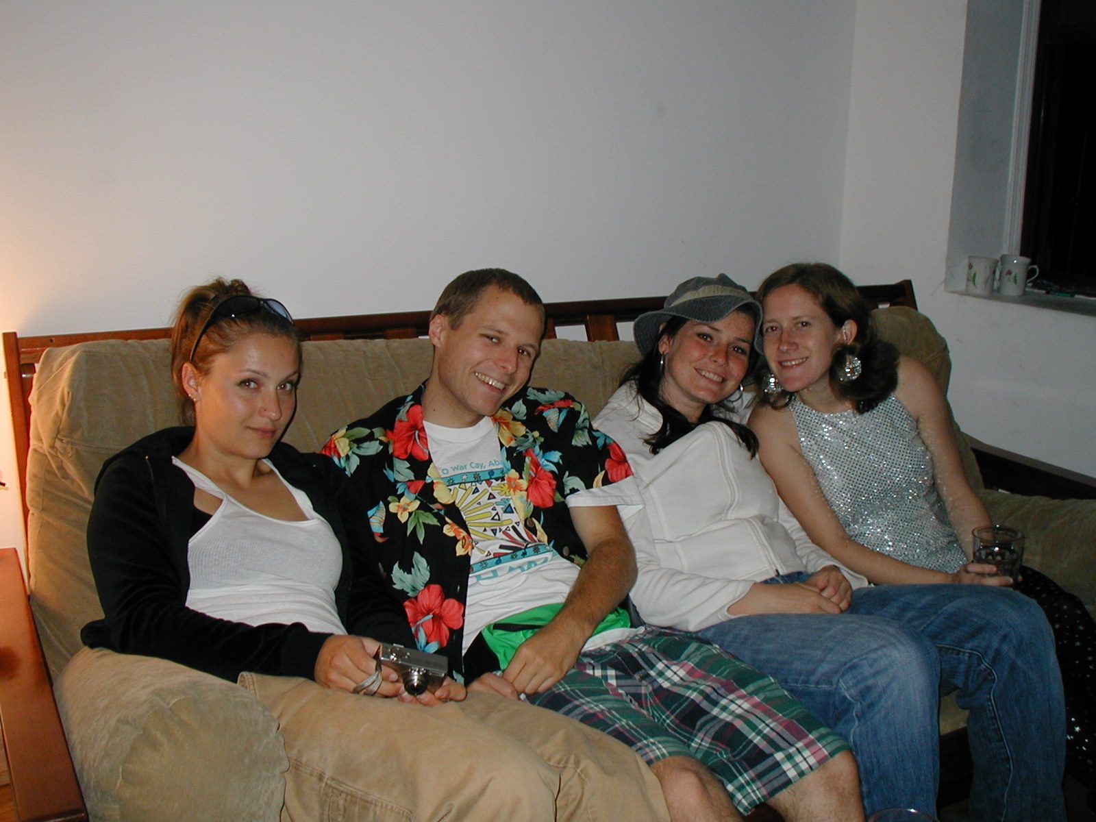 Tini, John, Vroni and Alison, who I believe was supposed to be a crystal ball.  I was an...