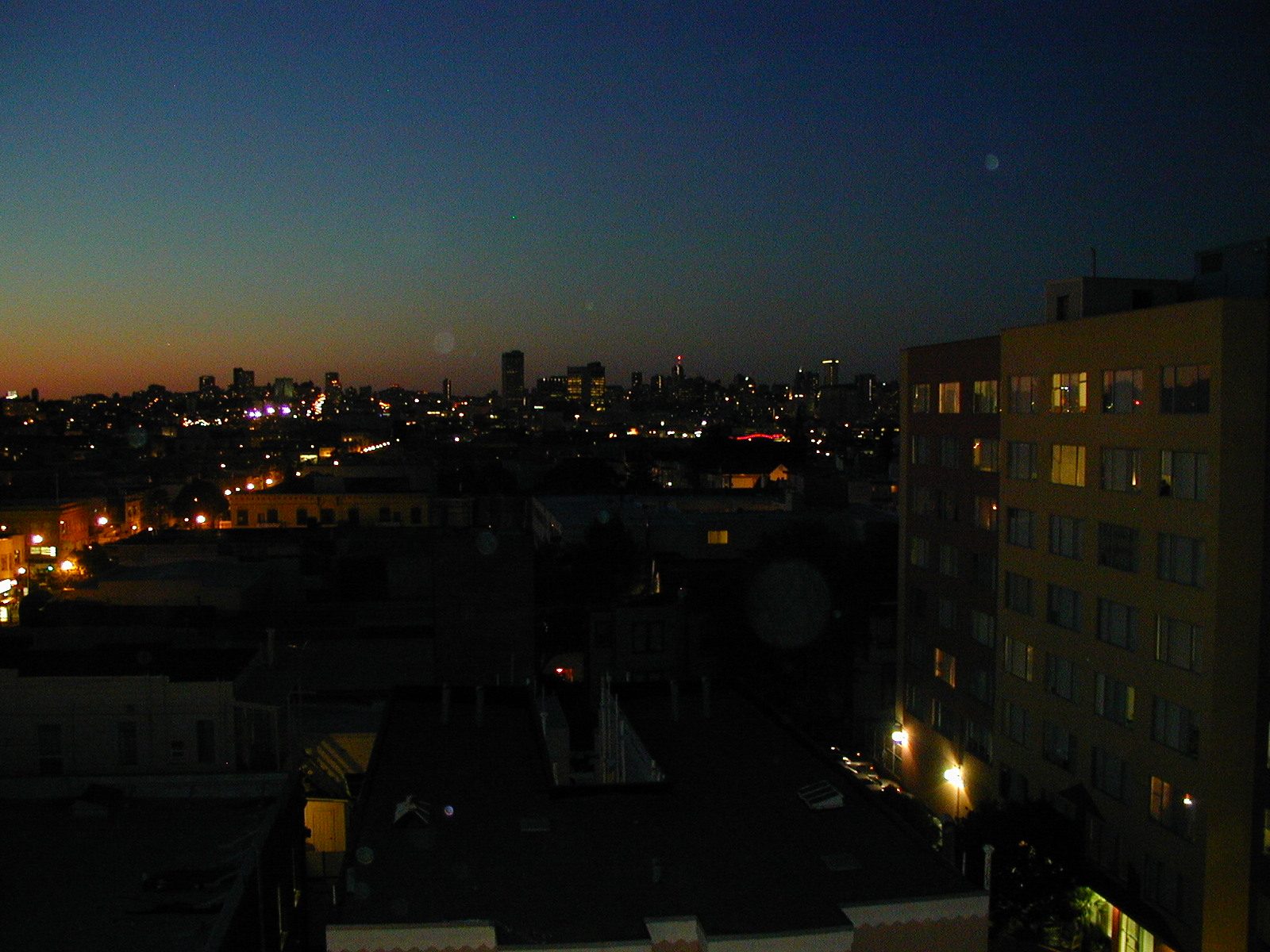 View from roof deck (north).