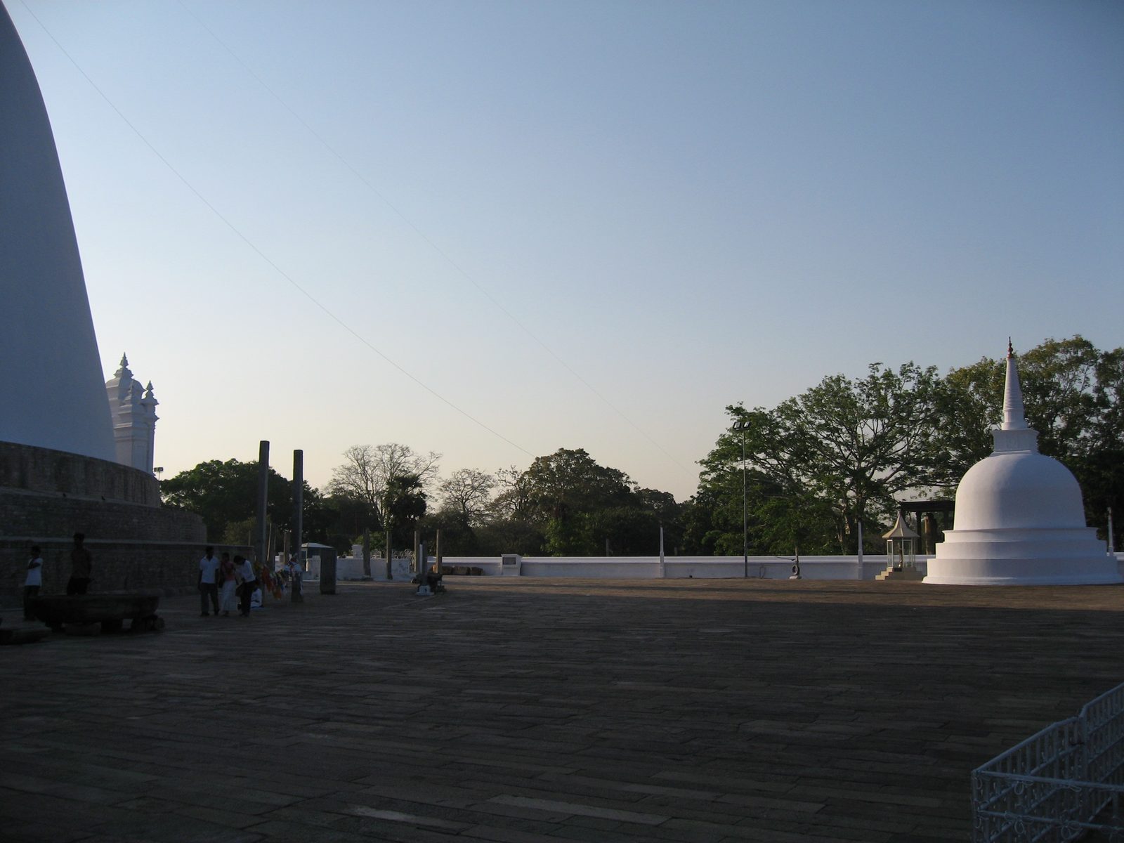This was a large stupa indeed, which cast a very large shadow.  Stupas are earthen mounds -...