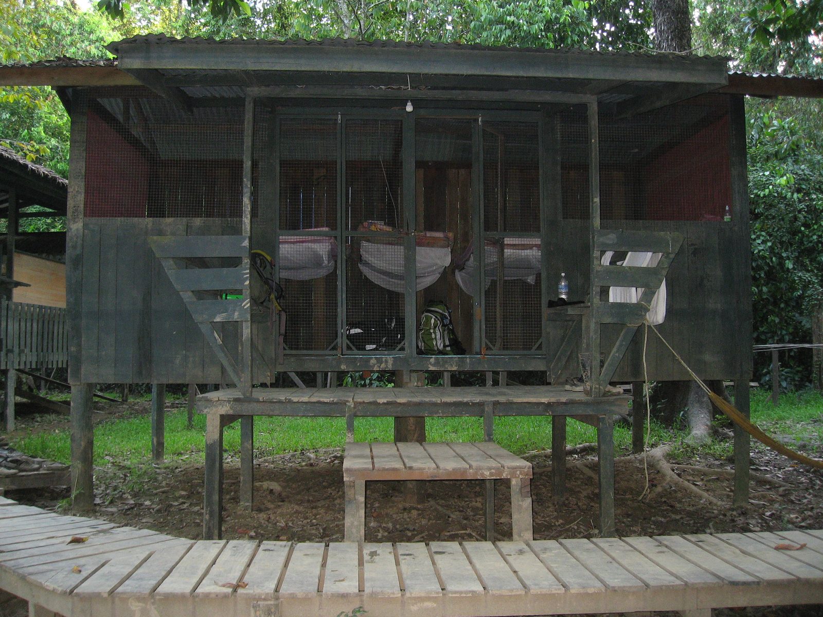 Our jungle home for three days.