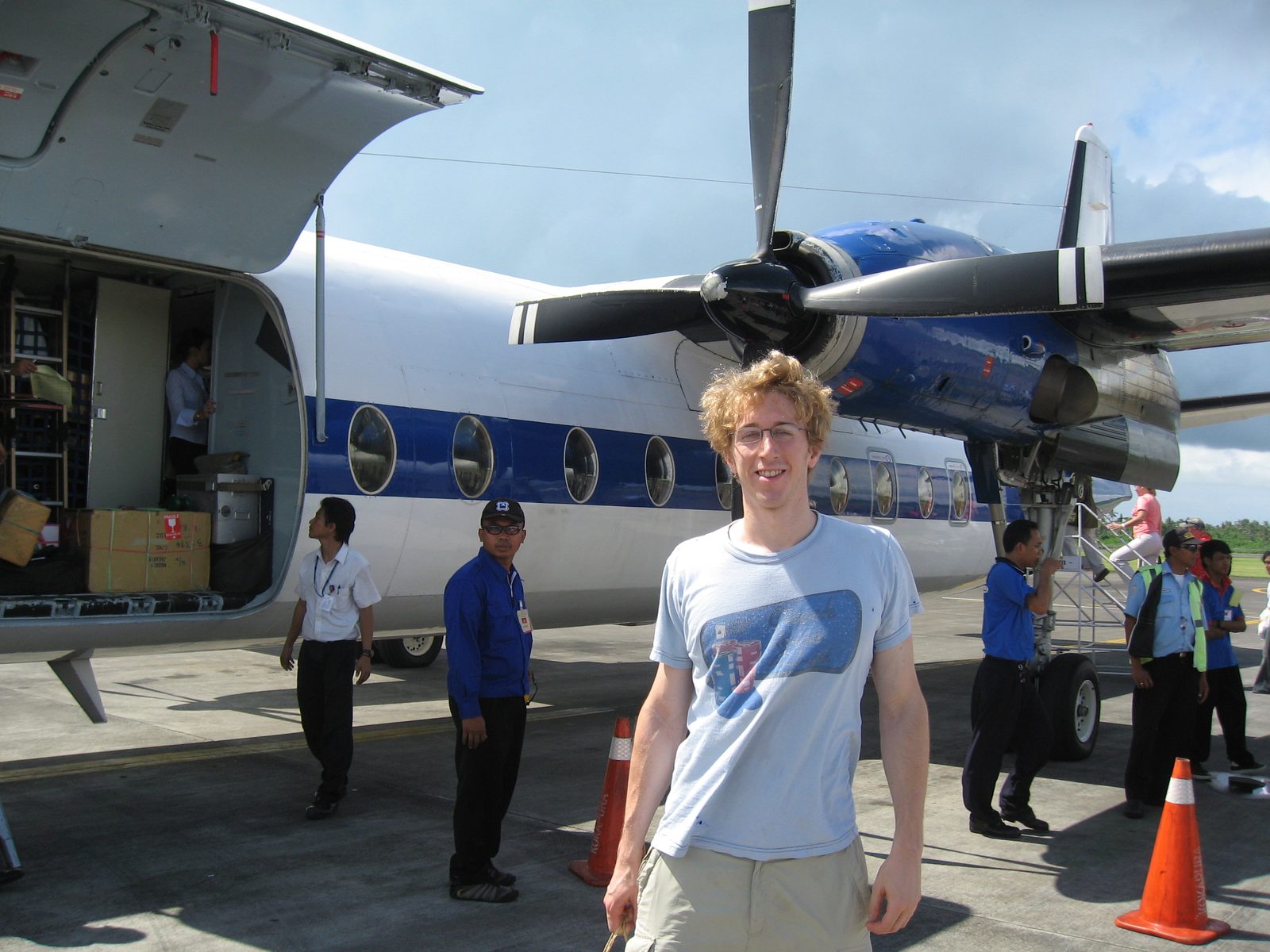 Trevor, confidently ready to fly.