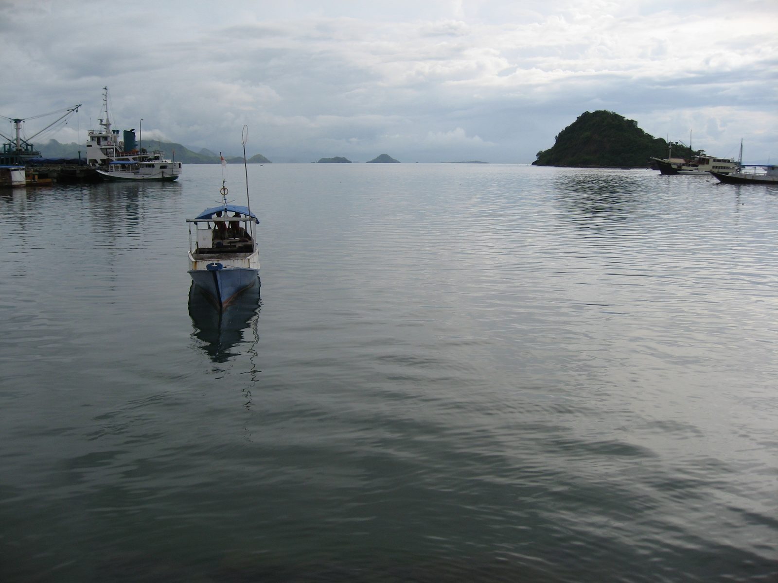 Peaceful harbor of Labuhanbajo.