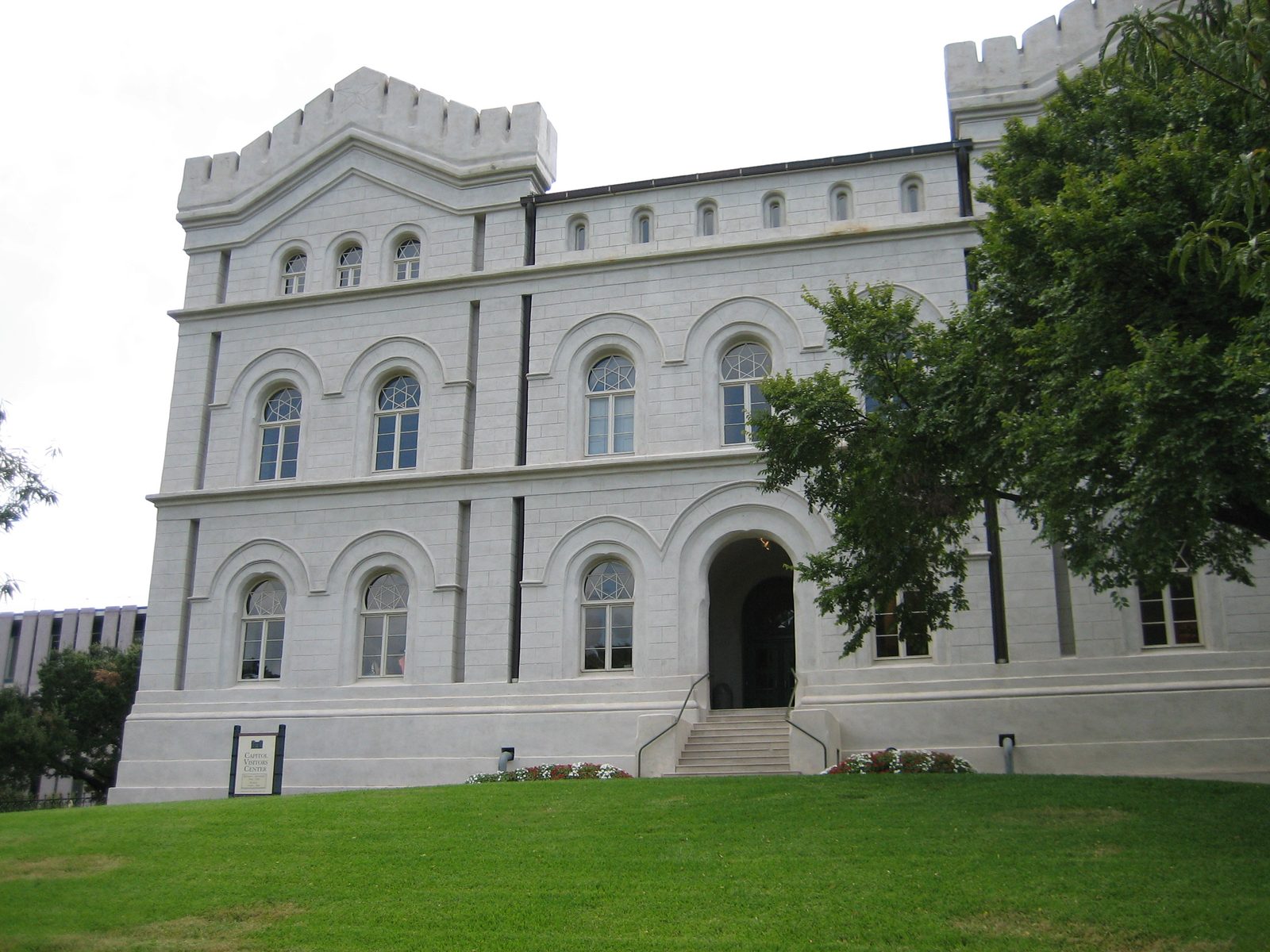 The Texas Capitol visitor center.  Historically it was built as a fire-proof, bomb-proof...