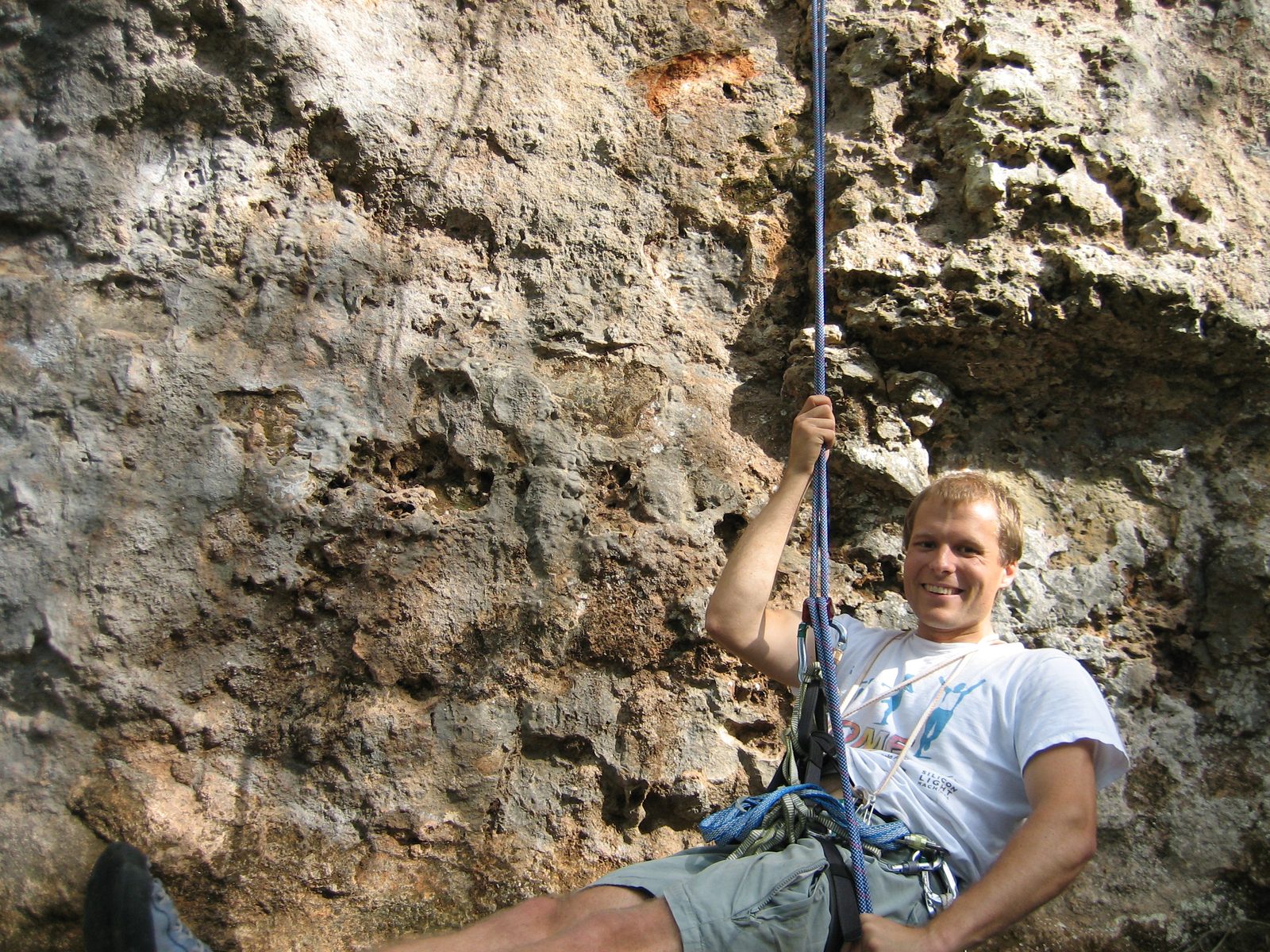 Rope swing again.