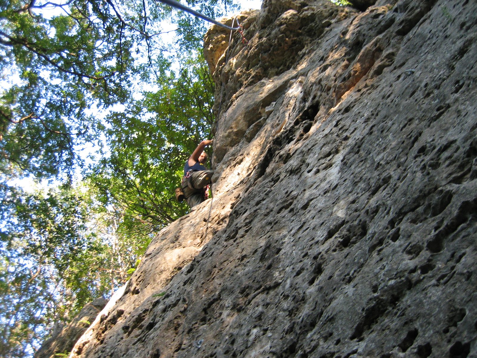 Catherine considering the route from where John was before.