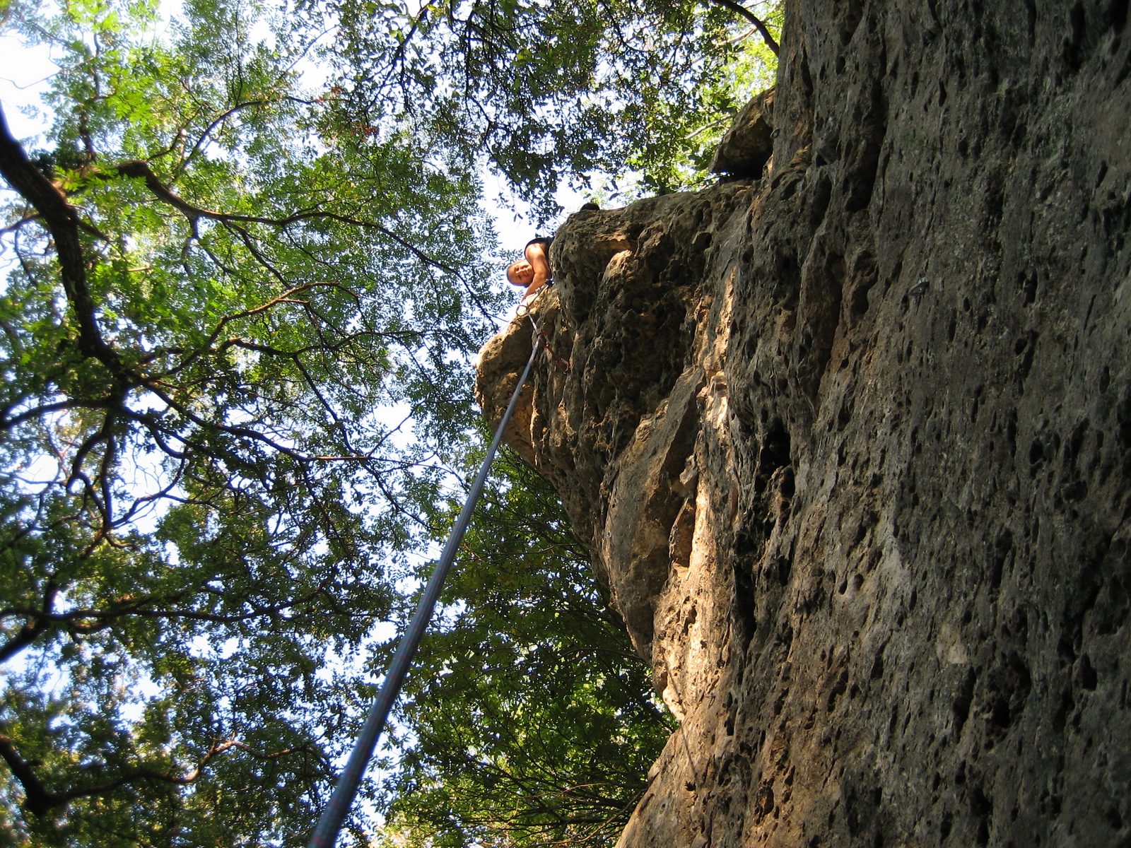 At the top!