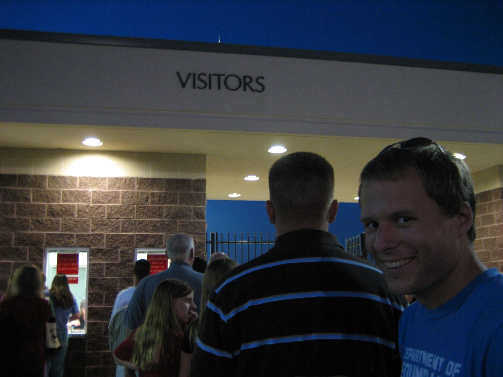 Separate Visitor and Home team entrances.  Tickets weren't cheap, either - $8 for adults (over...
